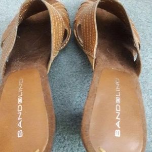 Bandolino leather slip ons